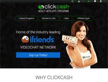 Tablet Screenshot of clickcash.com